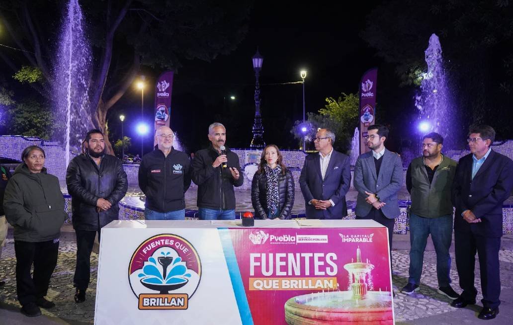 Inaugura Gobierno de la Ciudad de Puebla revitalización de las fuentes del Parque Paseo de San Francisco Inaugura Gobierno de la Ciudad de Puebla revitalización de las fuentes del Parque Paseo de San Francisco