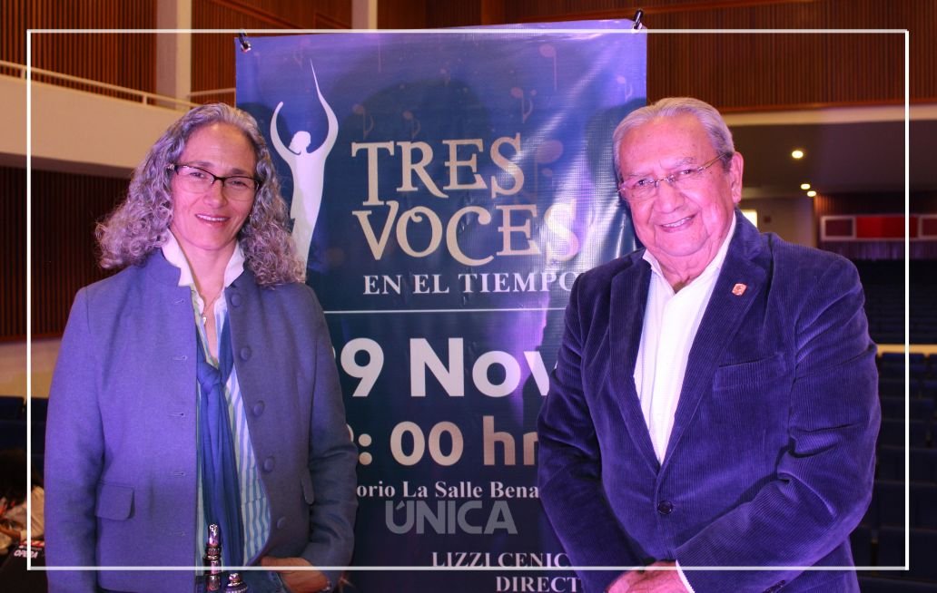 Tres Voces en el Tiempo se presentará en el Auditorio La Salle