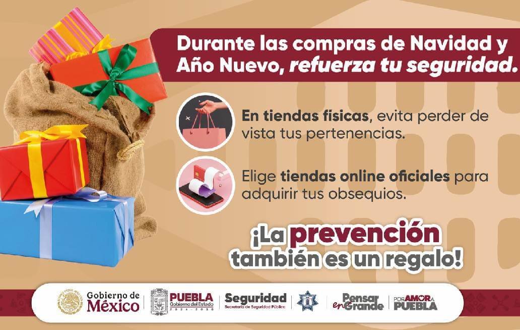 Emite SSP recomendaciones para compras seguras en vísperas de Navidad y Año Nuevo