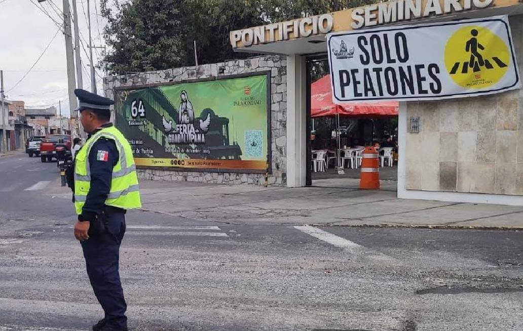Policía de la Ciudad implementa acciones de seguridad en el Seminario Palafoxiano