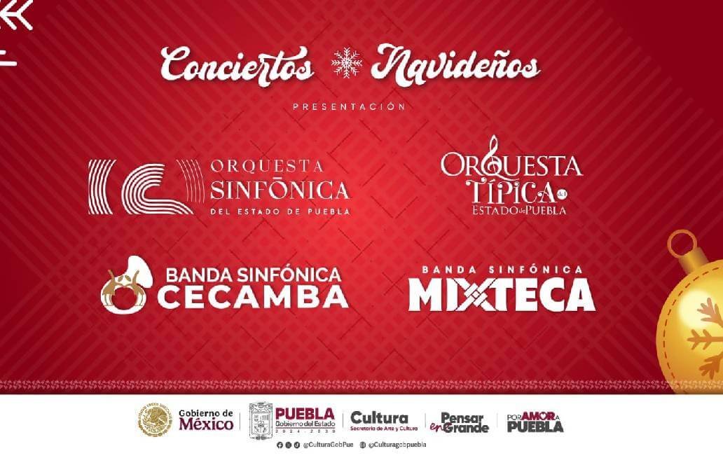 Puebla invita a la temporada de conciertos navideños