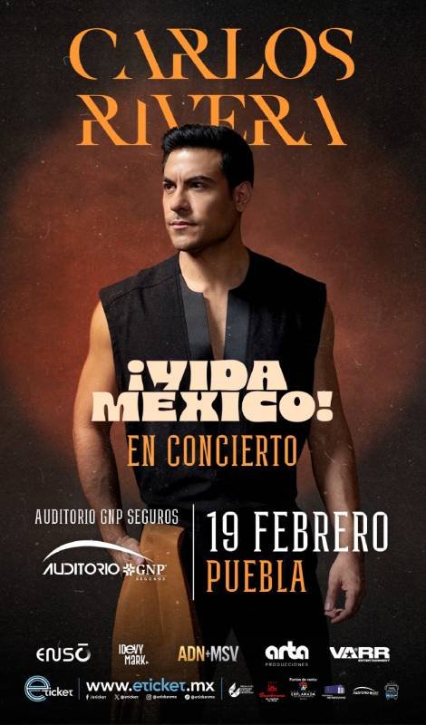 carlos rivera en puebla 2026