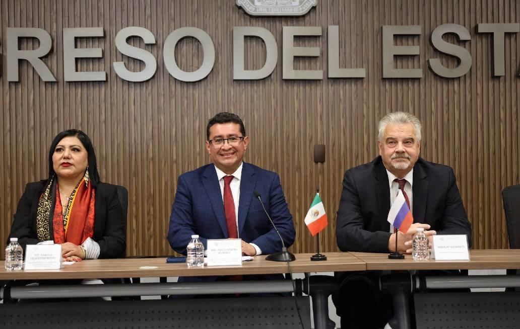 Conmemora Congreso del Estado 135 años de relaciones diplomáticas entre México y Rusia