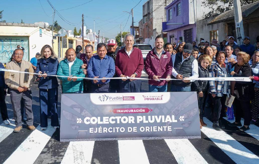 Entrega Chedraui Colector Pluvial en la colonia Álamos