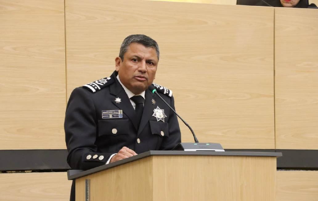 Comparece el titular de la Secretaría de Seguridad Pública ante el Congreso de Puebla francisco sanchez gonzalez