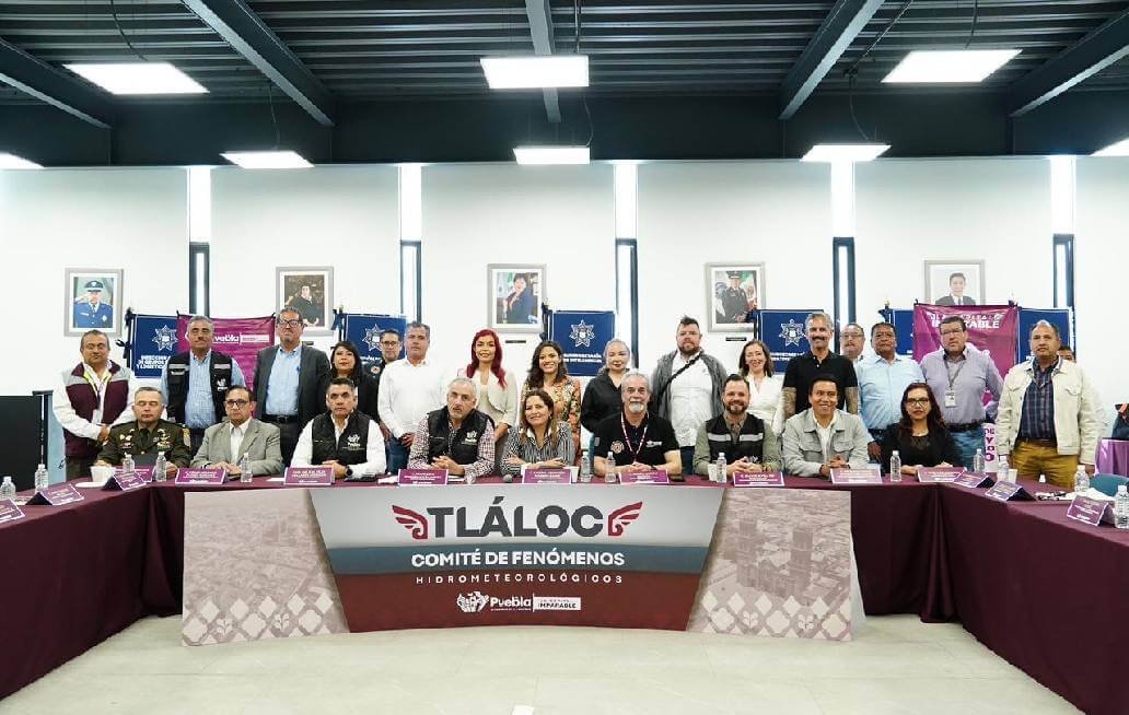 El Comité Tláloc del ayuntamiento de Puebla refuerza la prevención
