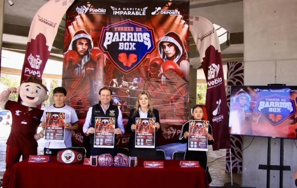 El Torneo de Box en Barrios del Ayuntamiento de Puebla llega al Parque del Carmen