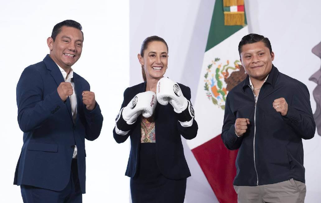 Impulsa Sheinbaum la práctica del boxeo