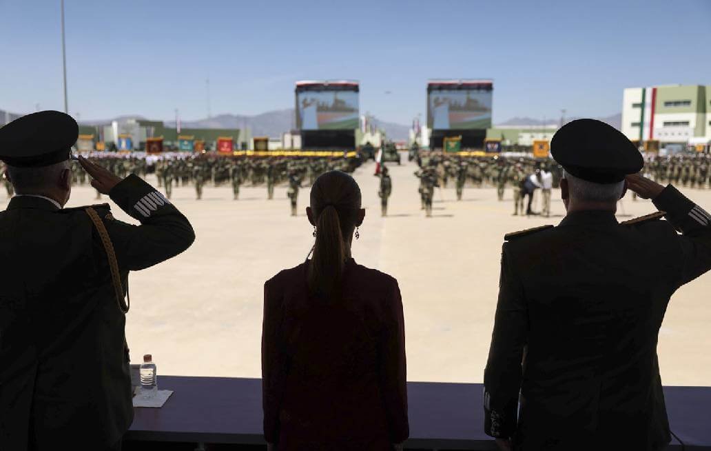 Preside Sheinbaum el 113 Aniversario del Ejército Mexicano en Puebla