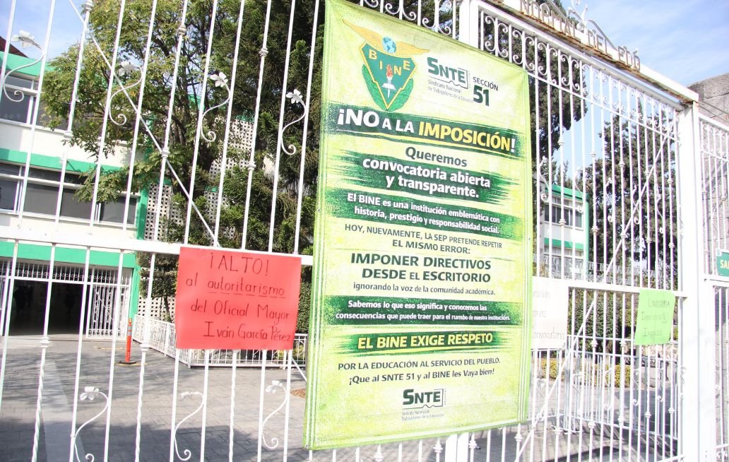 Protestan en el BINE contra directivos; SEP defiende nombramientos BINE