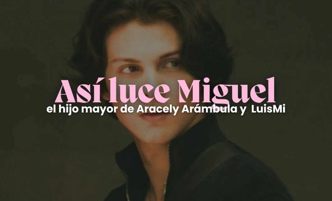 Miguel: así luce el hijo de Aracely Arámbula y Luis Miguel
