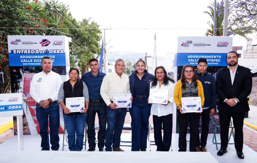 Mejora presidenta de San Andrés Cholula espacios públicos con entrega de obra en San Francisco Acatepec Mejora presidenta de San Andrés Cholula espacios públicos con entrega de obra en San Francisco Acatepec