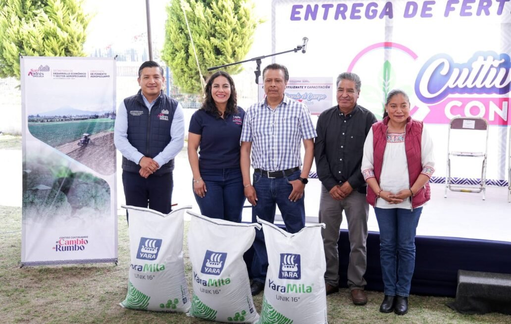 Inicia distribución de fertilizantes a familias agricultoras en San Andrés Cholula Inicia distribución de fertilizantes a familias agricultoras en San Andrés Cholula