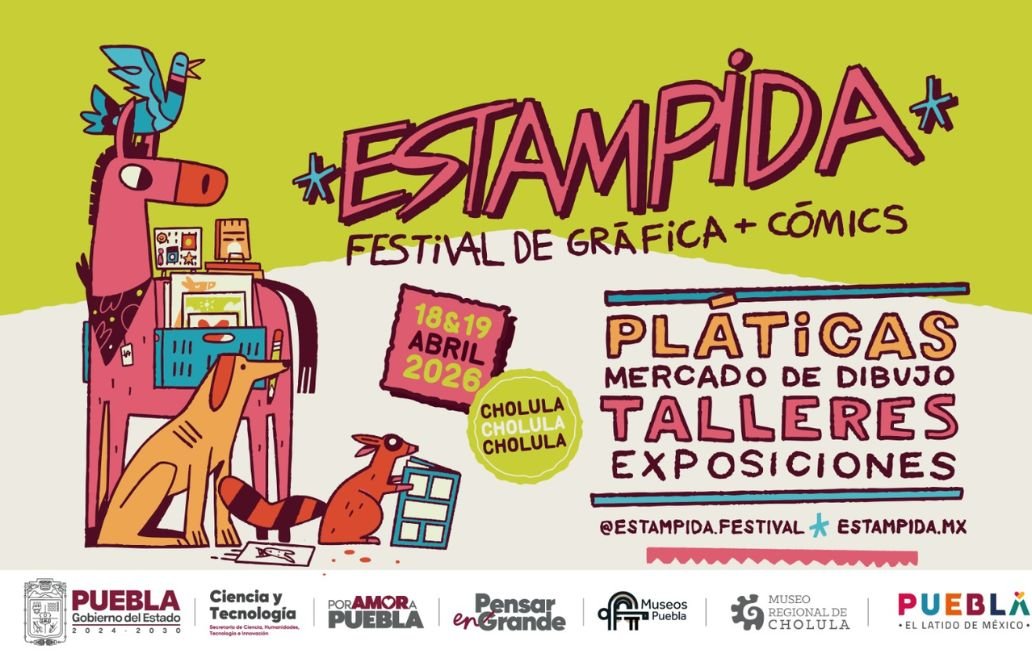 Festival Estampida llega a Cholula con talento internacional y 40 actividades creativas Festival Estampida llega a Cholula con talento internacional y 40 actividades creativas
