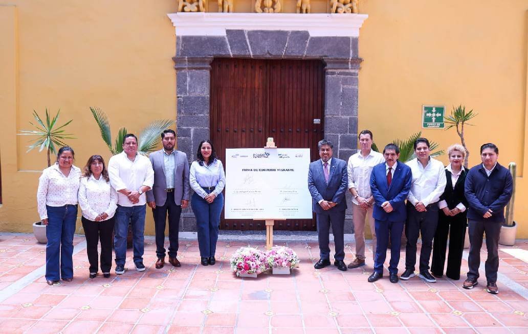 Respalda presidenta municipal de San Andrés Cholula a la comunidad migrante con convenio de colaboración Respalda presidenta municipal de San Andrés Cholula