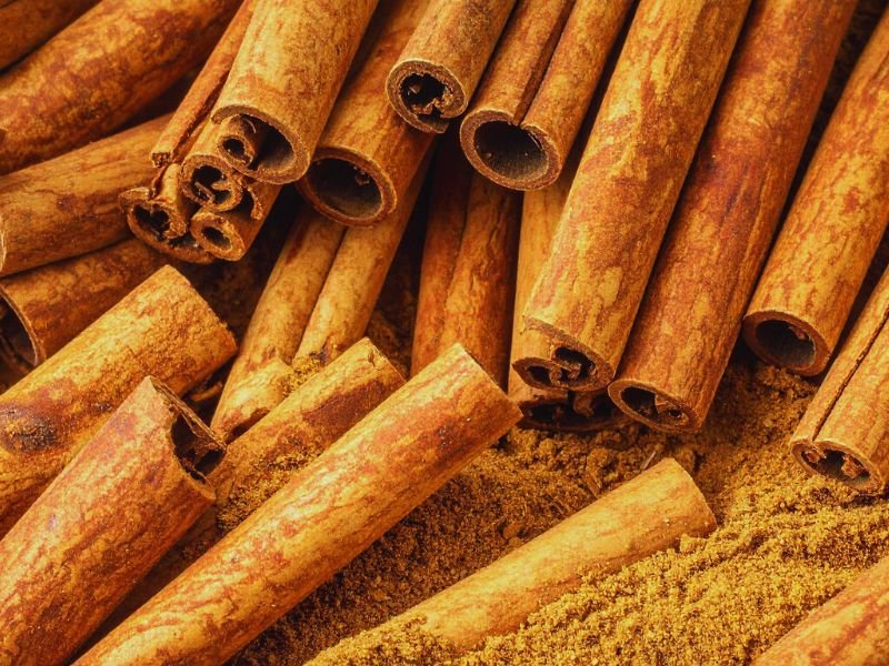 en cuanto a la canela