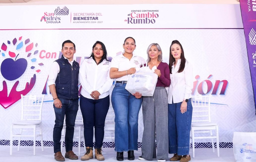 Impulsa presidenta municipal de San Andrés Cholula el bienestar social con la primera entrega de apoyos alimentarios 2026 Impulsa presidenta municipal de San Andrés Cholula el bienestar social con la primera entrega de apoyos alimentarios 2026