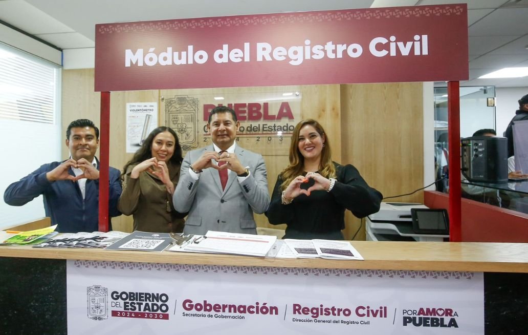 Abre Puebla módulo del Registro Civil en la CdMx Abre Puebla módulo del Registro Civil en la CdMx