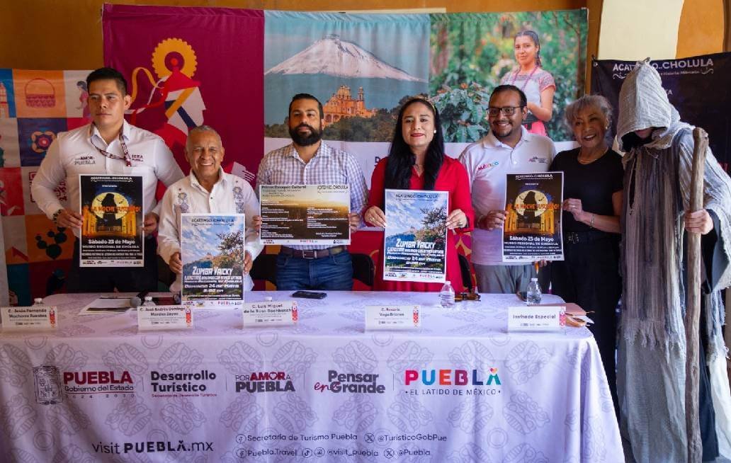 Acatzingo llega al Pueblo Mágico de Cholula con promoción turística