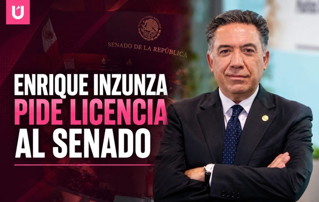 Enrique Inzunza pedirá licencia y se ausentará del Senado enrique inzunza