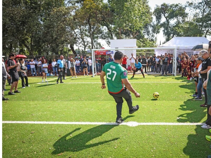 Inaugura Omar Muñoz Deportivo Chautenco