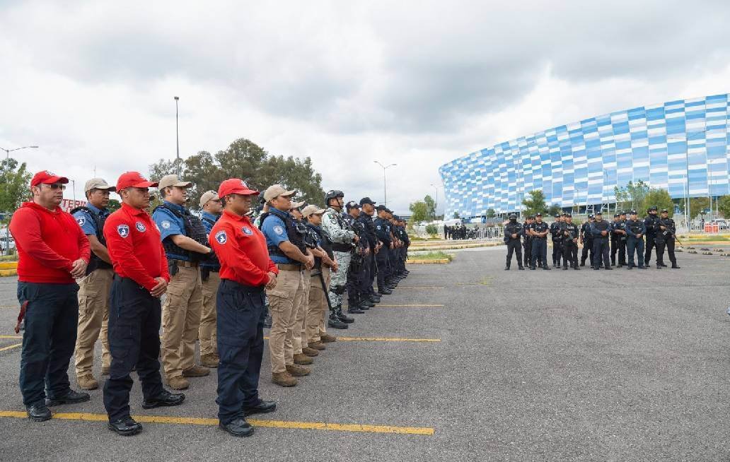 Implementan operativo de seguridad para el partido México vs Ghana