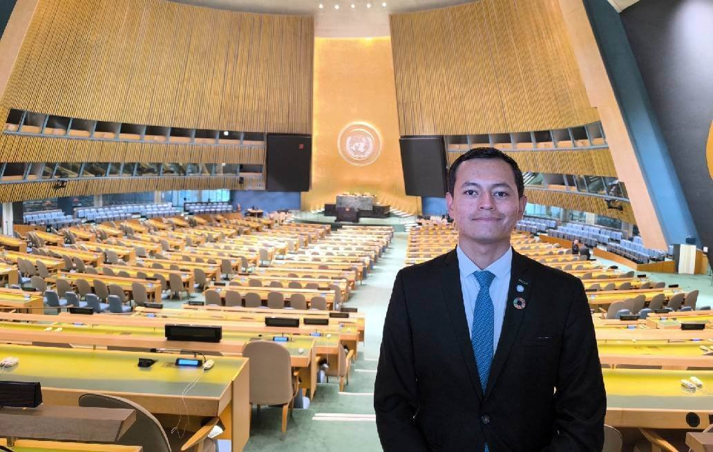 Participa estudiante BUAP en foro mundial de la ONU Participa estudiante BUAP en foro mundial de la ONU