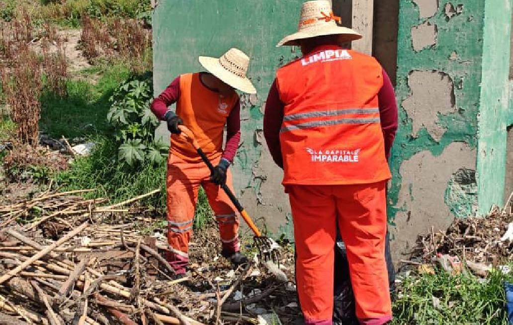  Refuerza Gobierno de la Ciudad de Puebla limpieza en el Vaso
