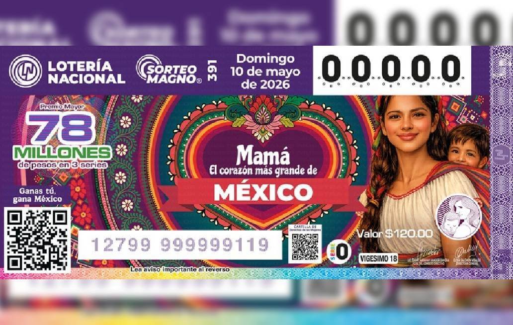 Sorteo Magno del Día de las Madres 2026 de Lotería Nacional registró venta récord más alta de la última década Sorteo Magno del Día de las Madres 2026 de Lotería Nacional