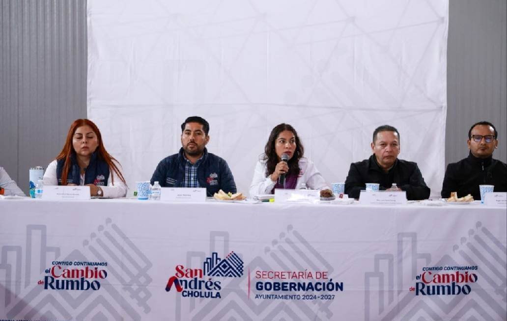 Supervisa la presidenta municipal de San Andrés Cholula avances y compromisos con juntas auxiliares e inspectorías Supervisa la presidenta municipal de San Andrés Cholula avances
