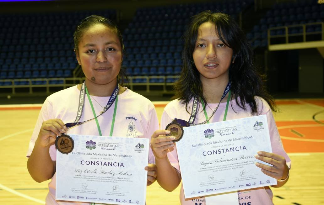 Gana BUAP bronce en Quinto Concurso Nacional Femenil de la Olimpiada Mexicana de Matemáticas Gana BUAP bronce en Quinto Concurso Nacional Femenil de la Olimpiada Mexicana de Matemáticas
