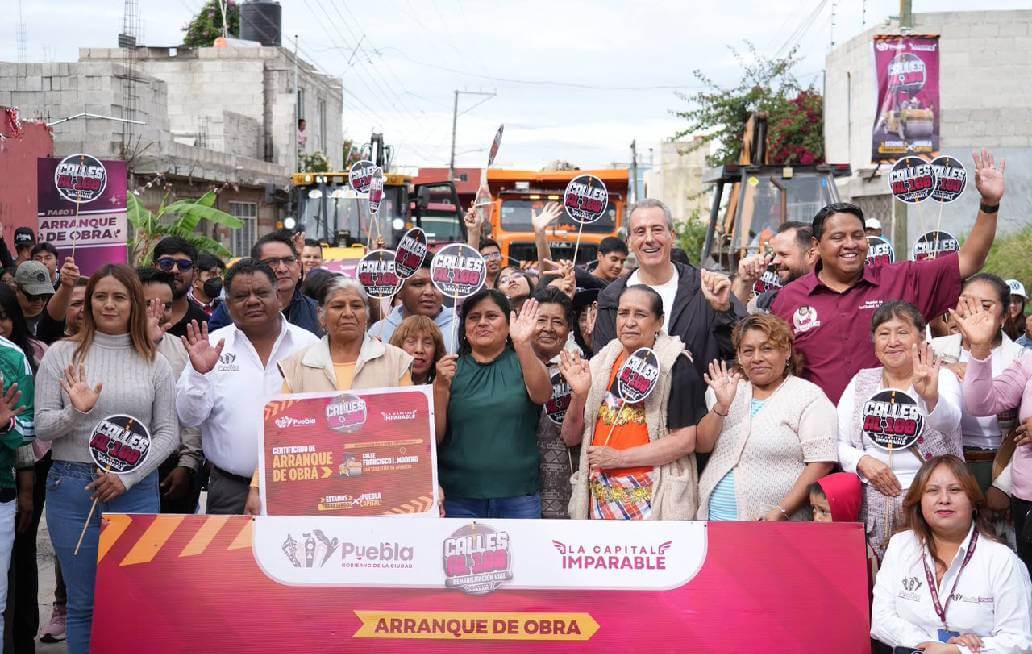Arranca Chedraui rehabilitación vial en la Junta Auxiliar