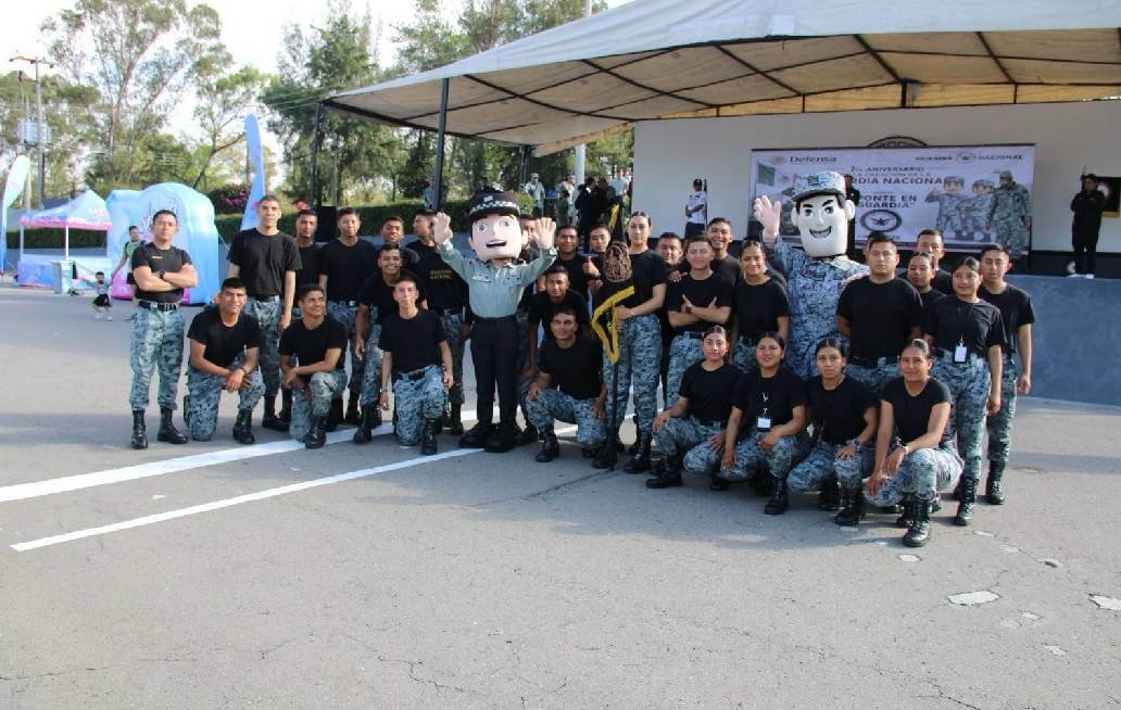  Conmemoran 7º aniversario de la Guardia Nacional con carrera
