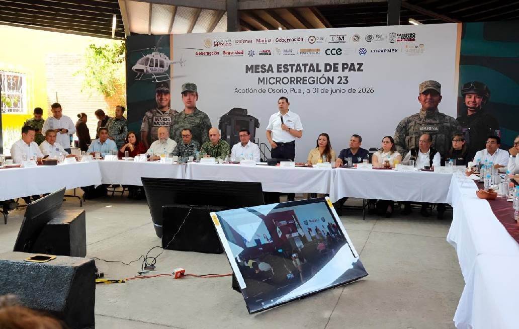 Encabeza Armenta la Mesa Estatal de Paz en Acatlán