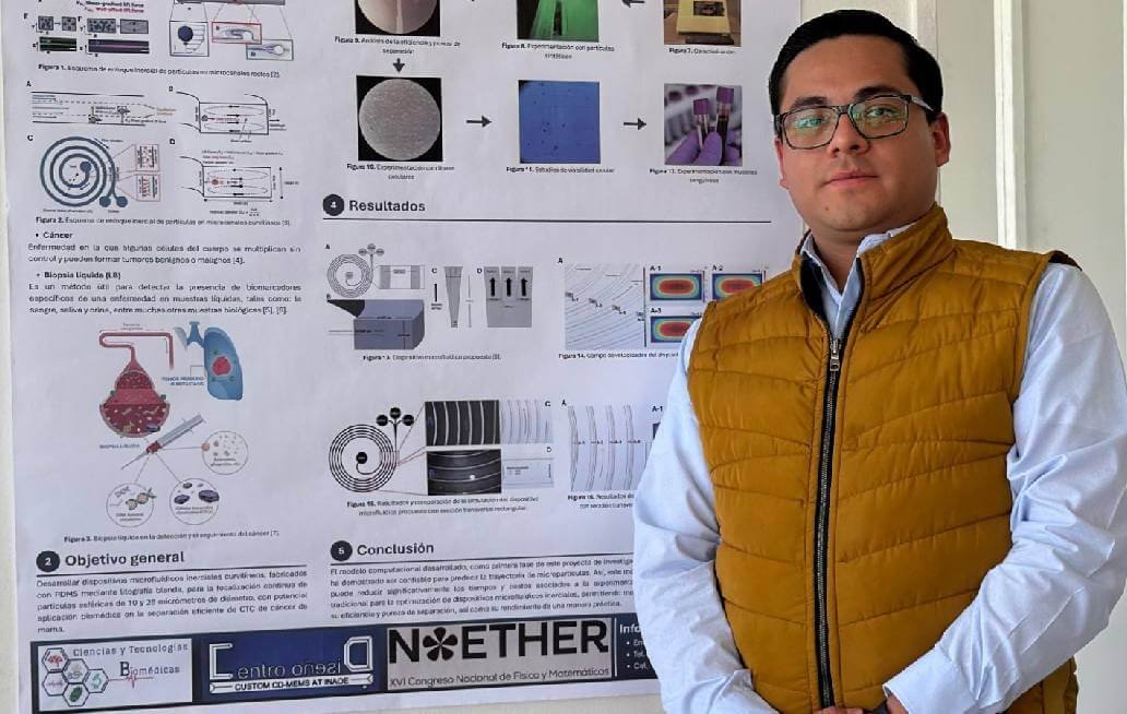  Estudiante del INAOE obtiene premio