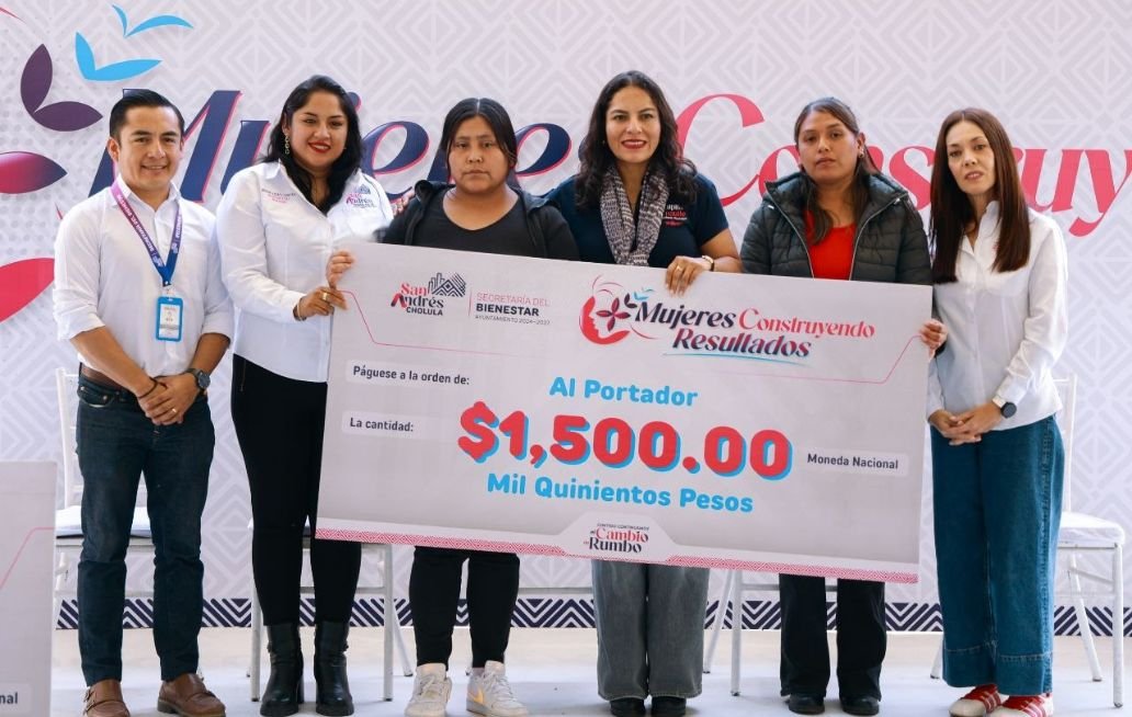 Más mujeres construyen resultados en San Andrés Cholula Más mujeres construyen resultados en San Andrés Cholula