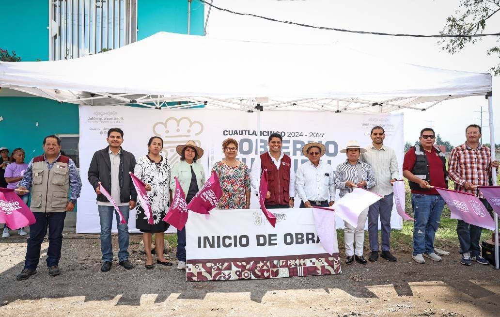 Omar Muñoz inicia pavimentación en San Lorenzo Almecatla Omar Muñoz inicia pavimentación en San Lorenzo Almecatla