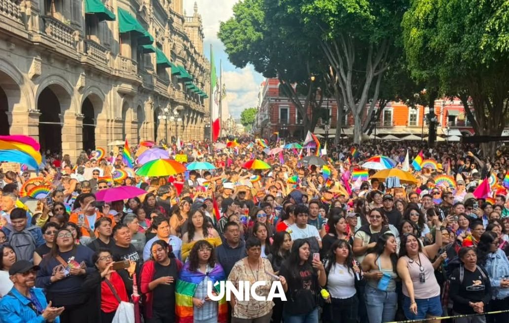 Marcha del Orgullo LGBTQ+ 2026 en Puebla reunió a 20 mil personas marcha del orgullo