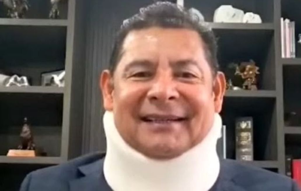 ¿Por qué Alejandro Armenta, gobernador de Puebla, usa collarín? Esto se sabe ¿Por qué Alejandro Armenta, gobernador de Puebla, usa collarín? Esto se sabe