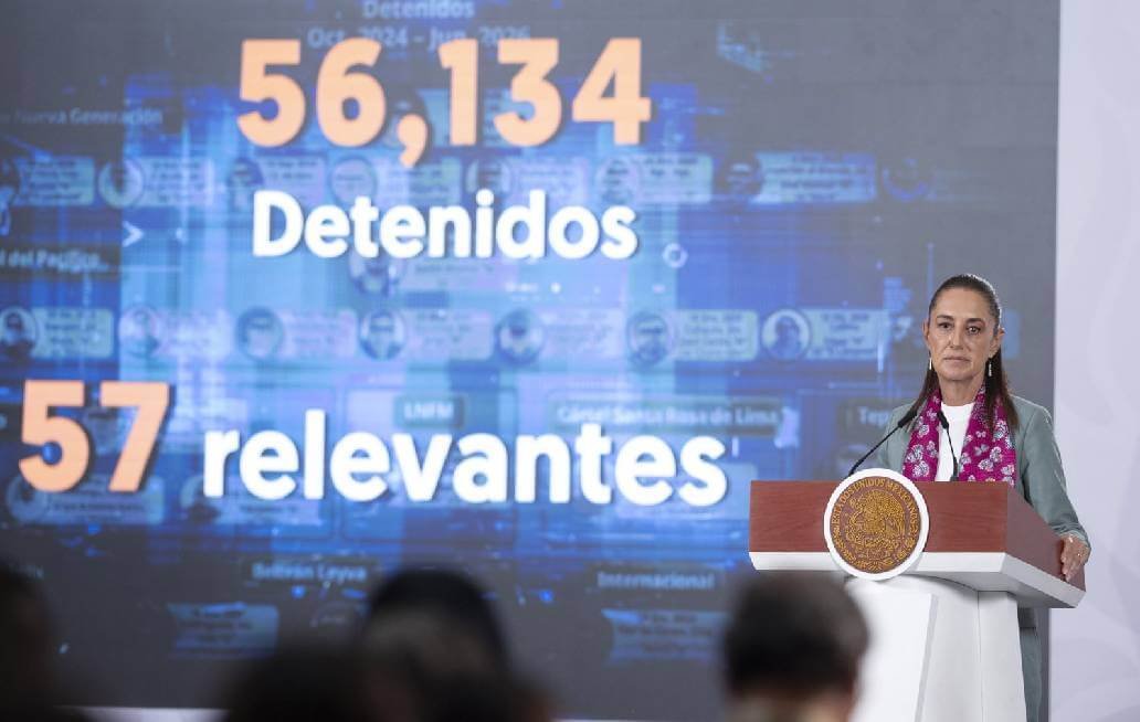 Reporta Sheinbaum disminución de 46 por ciento en homicidios dolosos Reporta Sheinbaum disminución de 46 por ciento en homicidios