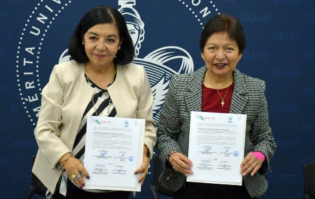 Signan convenio BUAP y el Colegio de Estudios Científicos y Tecnológicos del Estado de Puebla Signan convenio BUAP y el Colegio de Estudios Científicos