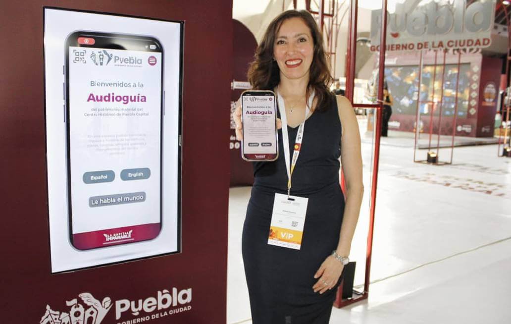 Gobierno de la Ciudad de Puebla presenta la audioguía «La Ciudad como Museo» en Smart City Expo LATAM Congress 2026 aime guerra