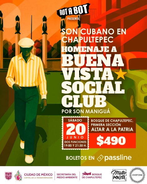 Homenaje a Buena Vista Social Club llegará a Chapultepec con una noche de son cubano