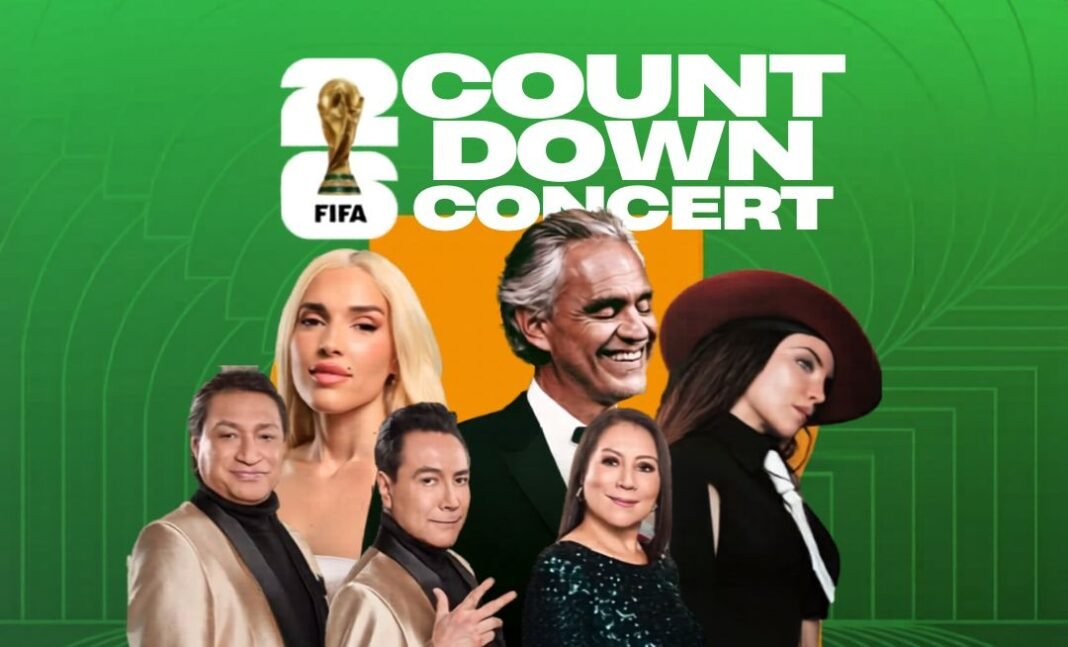Andrea Bocelli en la cuenta regresiva para el Mundial 2026