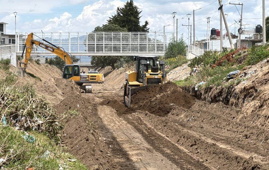 Actúa Gobierno del Estado con inmediatez ante desbordamiento de barranca en Ciudad Serdán Actúa Gobierno del Estado con inmediatez ante desbordamiento