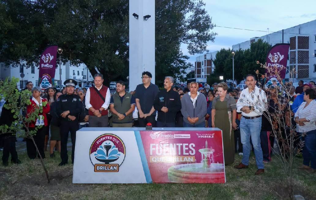 Con “Fuentes que Brillan”, Gobierno de la Ciudad de Puebla