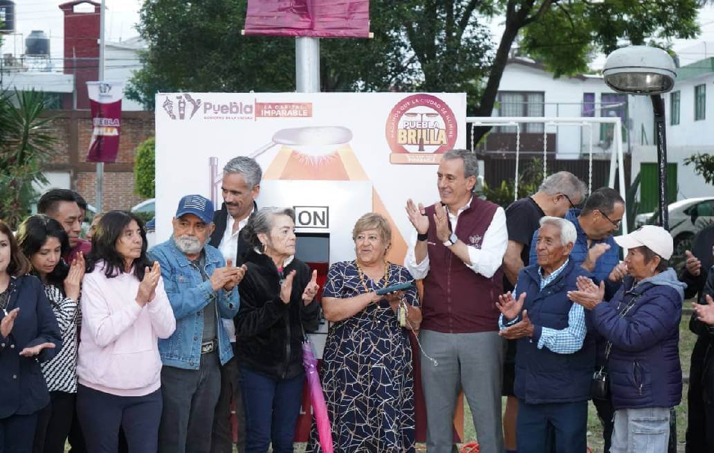 Con Puebla Brilla, Pepe Chedraui moderniza el 100 por ciento del alumbrado en Plazas Amalucan Con Puebla Brilla, Pepe Chedraui moderniza el 100 por ciento