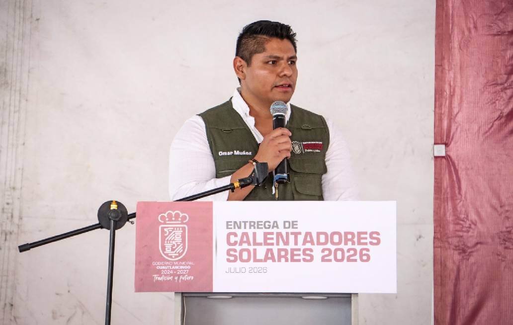 Omar Muñoz entrega 845 calentadores solares más a familias de Cuautlancingo Omar Muñoz entrega 845 calentadores solares más a familias