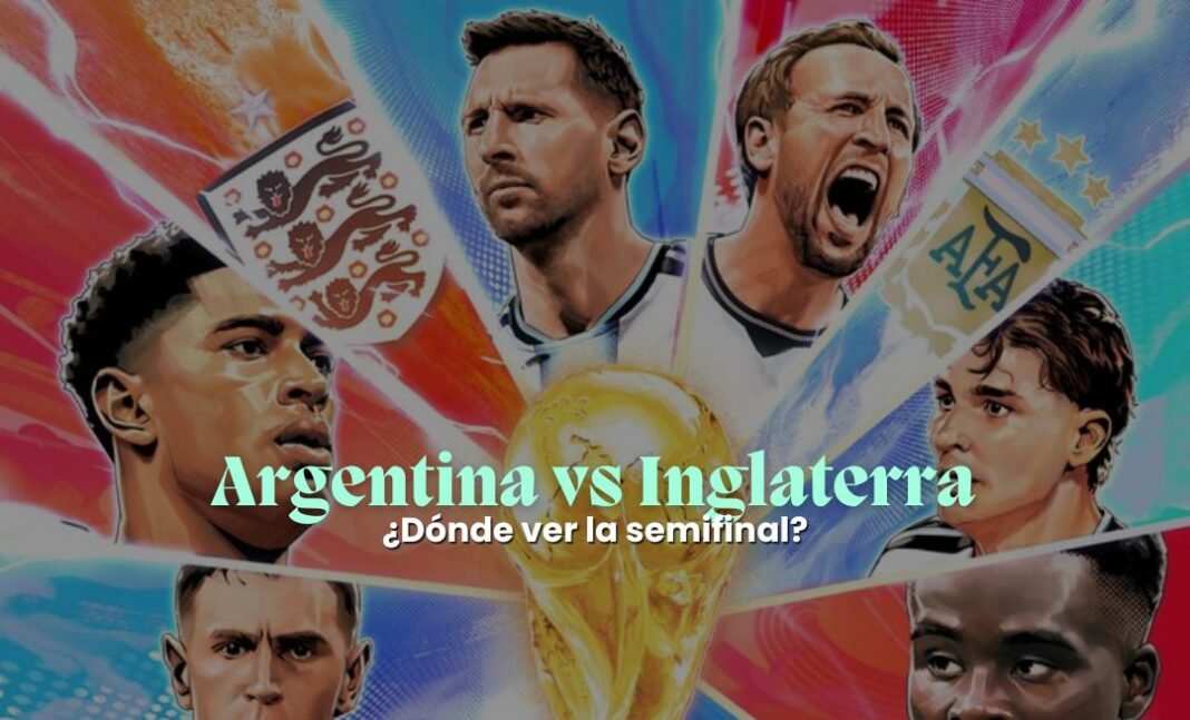 Argentina vs Inglaterra: dónde ver la Semifinal del Mundial