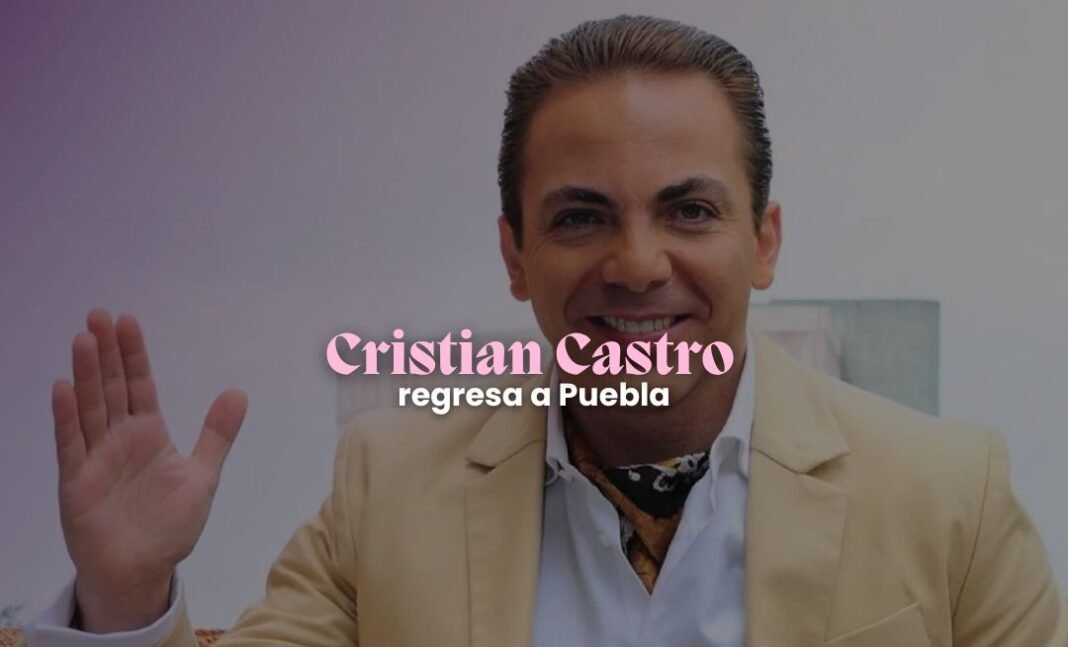 Cristian Castro vuelve a Puebla con ‘Nada Sólo Éxitos’ Cristian Castro vuelve a Puebla con 'Nada Sólo Éxitos'